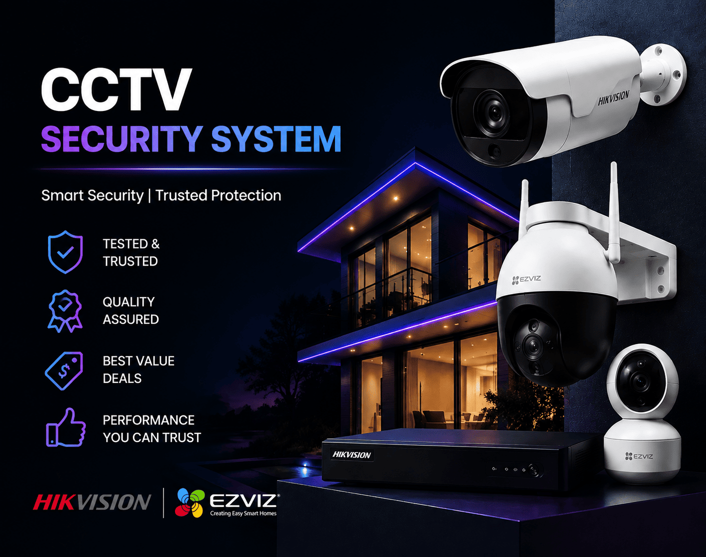 CCTV Cameras (Wifi & Smart)